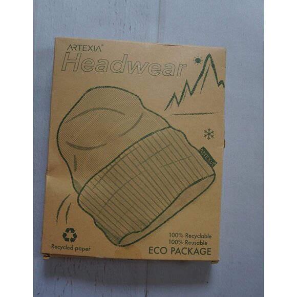 Artexia Unisex Gray Knit Beanie – One Size NWT - Picture 6 of 8